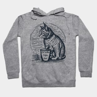 Cat mother coffee lover Hoodie